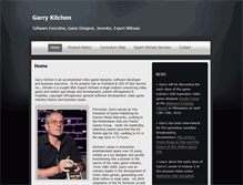 Tablet Screenshot of garrykitchen.com